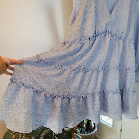 Eloquii Light Blue Midi Dress - Picture 6 of 11